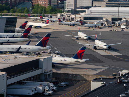Delta A321neo at Boston Logan Airport
